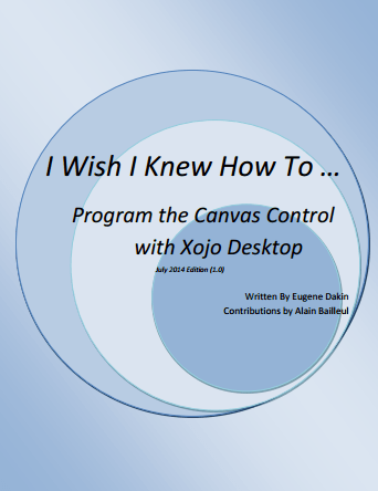 Program the Canvas Control with Xojo Desktop